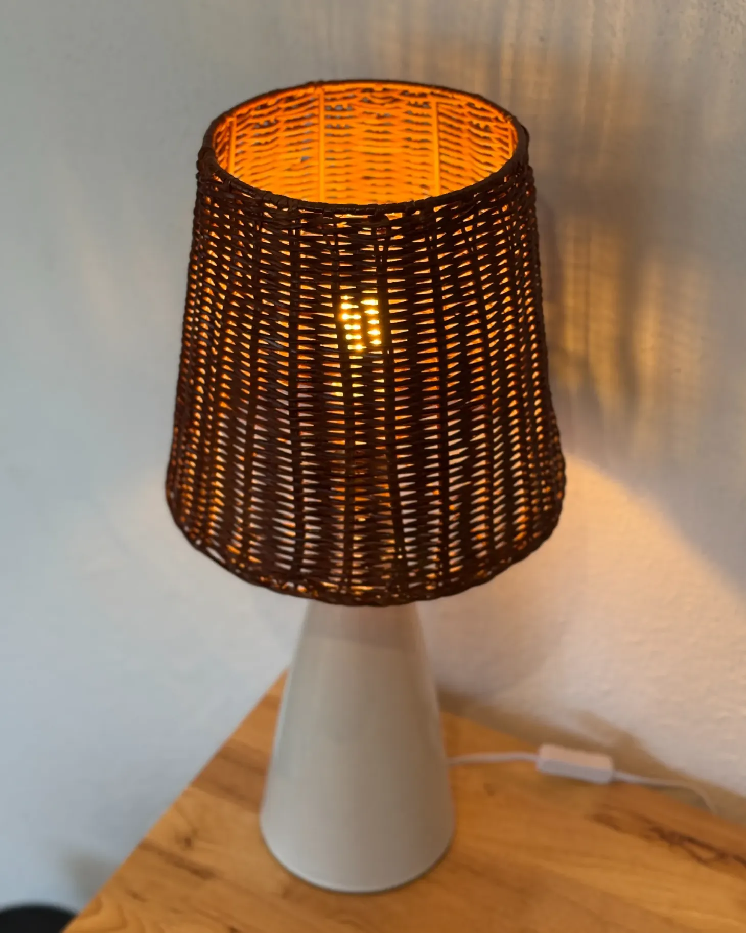 Lampa stołowa MADURU Ceramika Biały