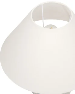 Lampa stołowa MAGROS Porcelana Biały/ niebieski