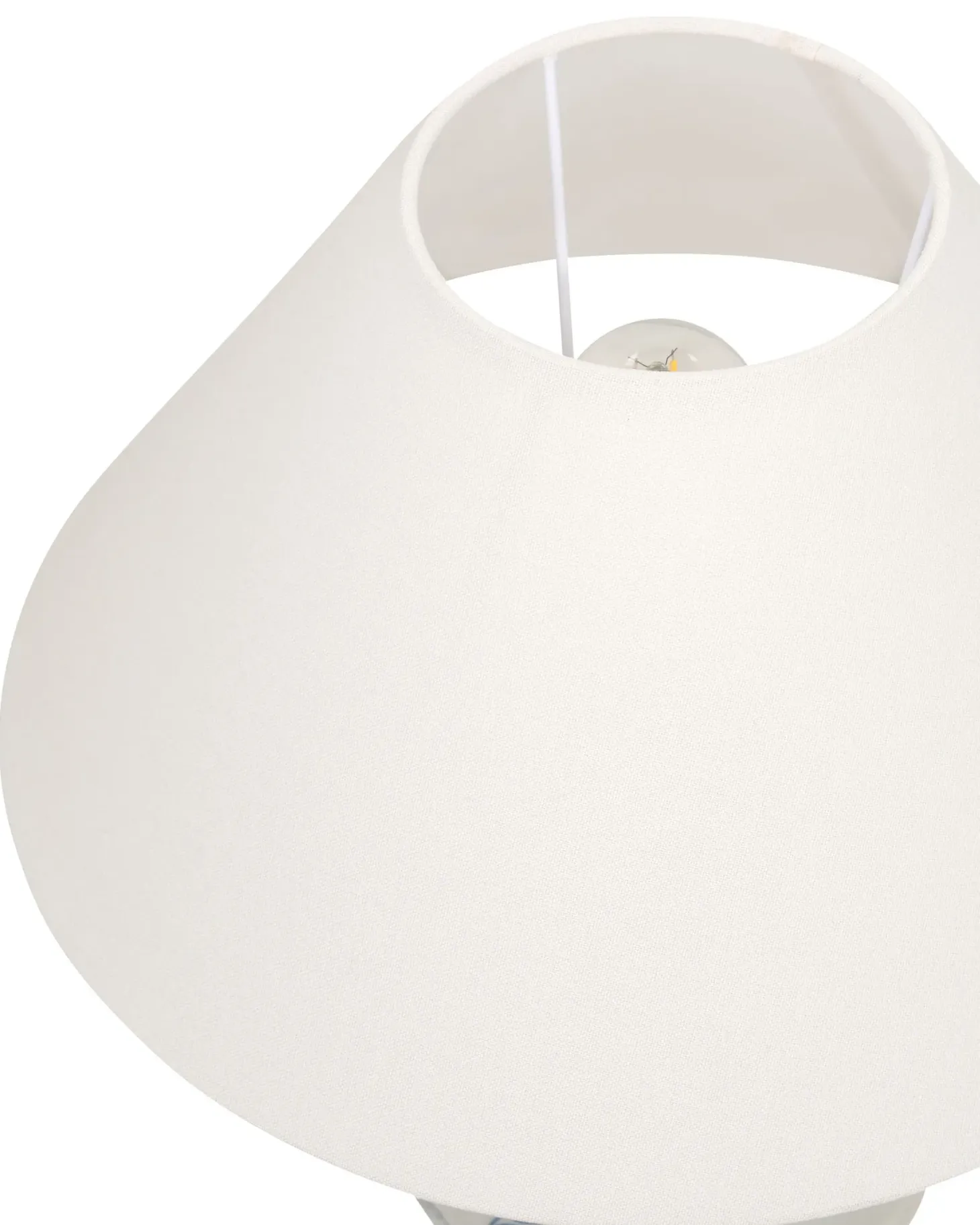 Lampa stołowa MAGROS Porcelana Biały/ niebieski