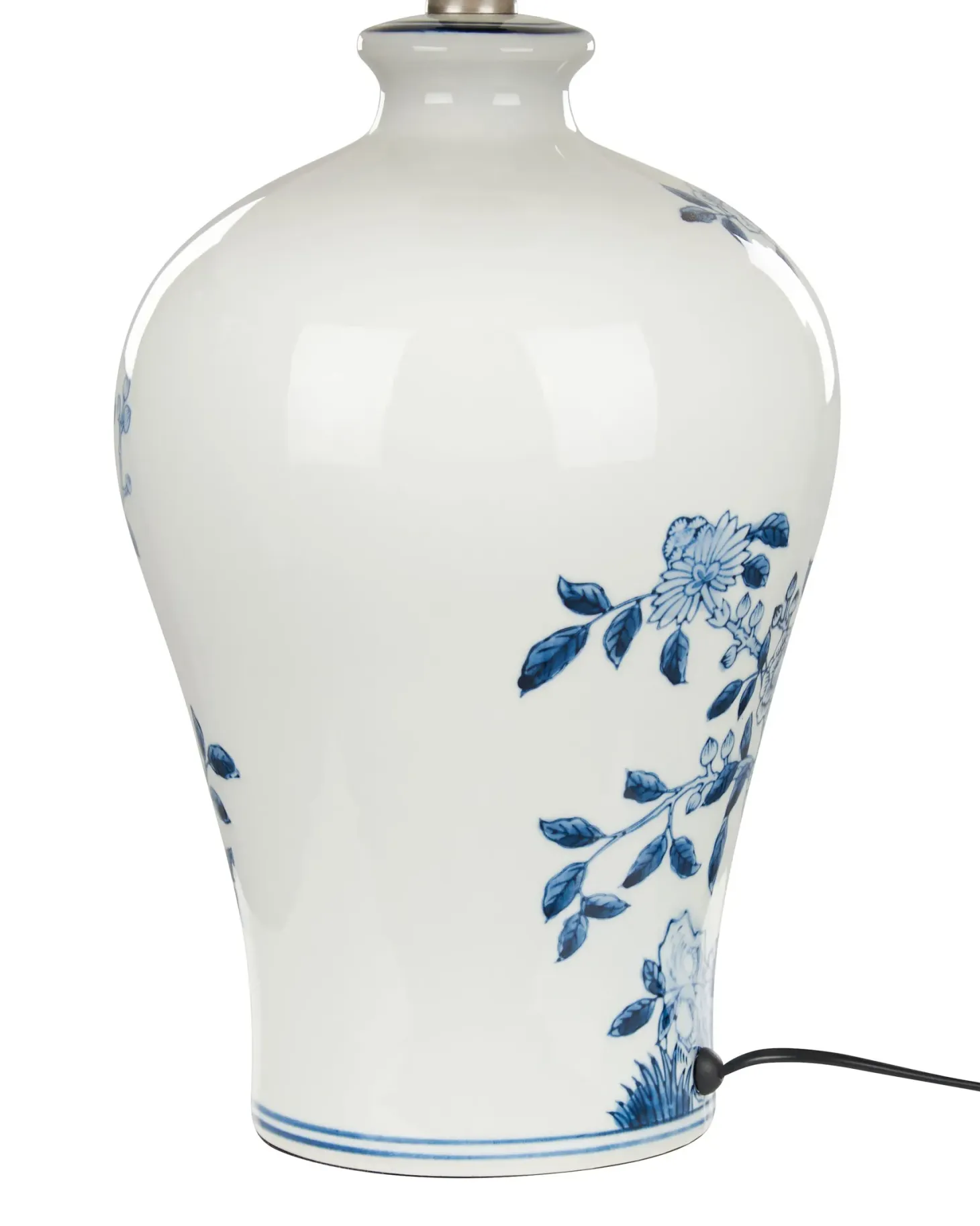 Lampa stołowa MAGROS Porcelana Biały/ niebieski