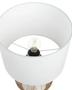 Lampa stołowa MALEWA Papierowa plecionka Naturalny