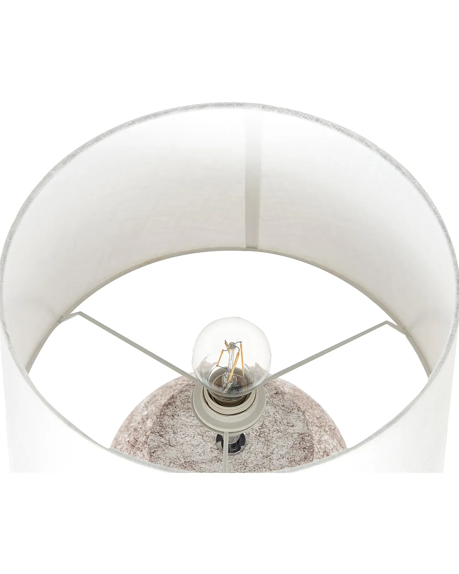 Lampa stołowa MAREB Ceramika Beżowy