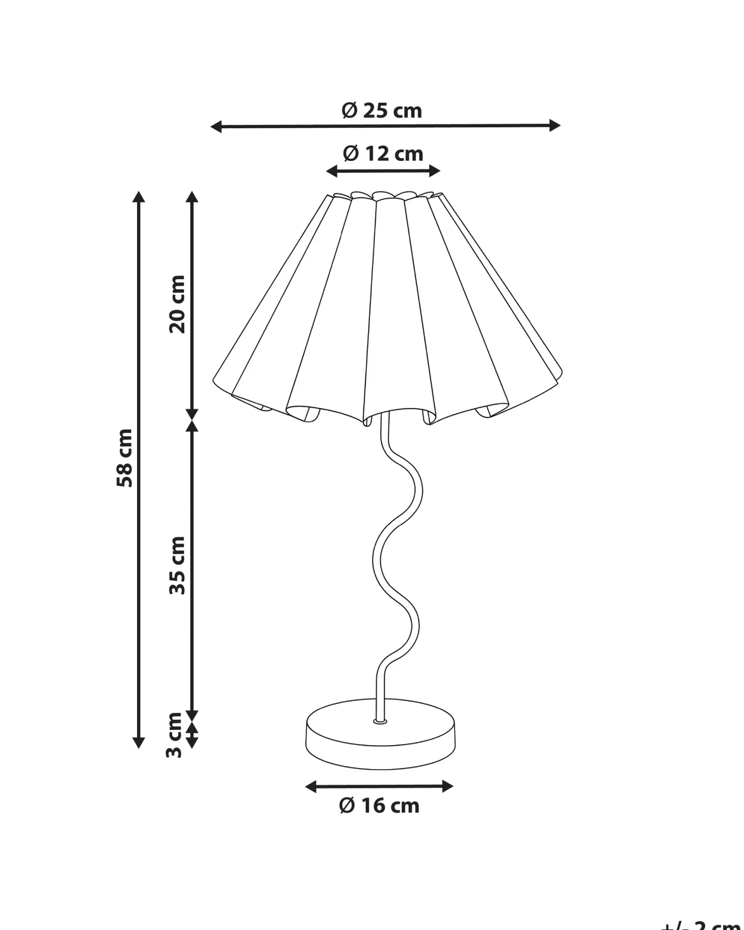 Lampa stołowa MASUMU Różowy