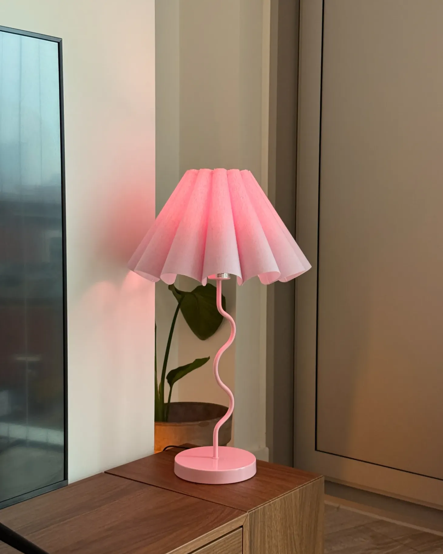 Lampa stołowa MASUMU Różowy