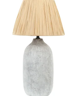 Lampa stołowa MATILDE Ceramika Szary
