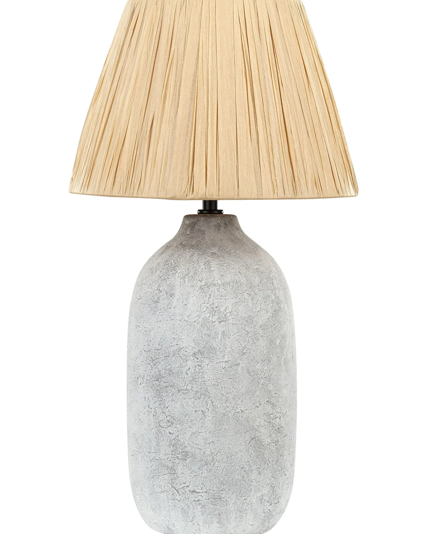 Lampa stołowa MATILDE Ceramika Szary