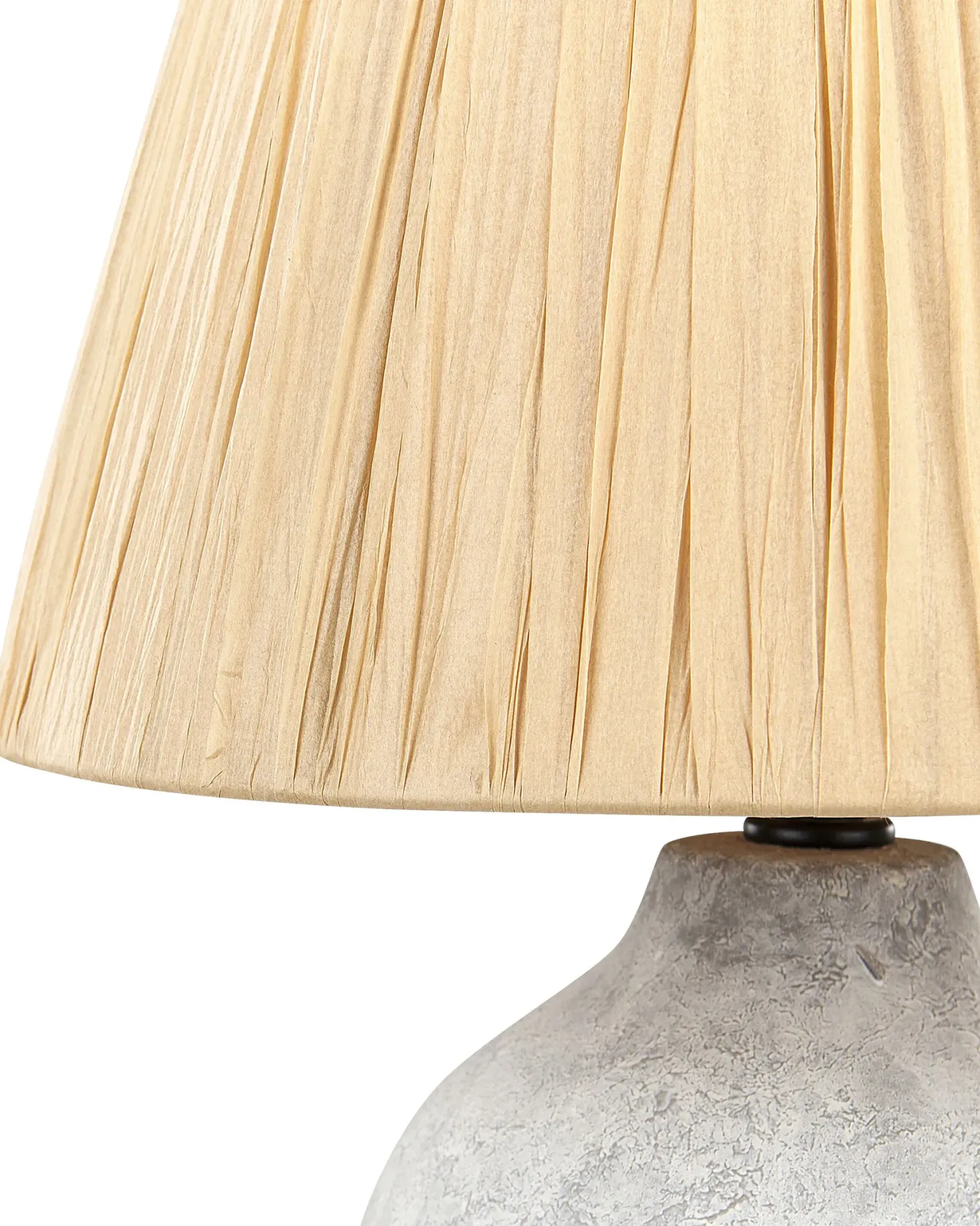 Lampa stołowa MATILDE Ceramika Szary