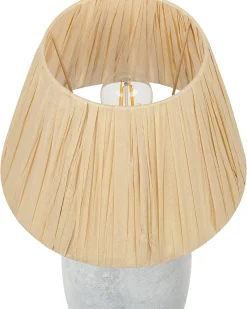 Lampa stołowa MATILDE Ceramika Szary