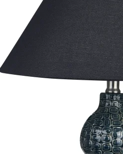 Lampa stołowa MATINA Ceramika Czarny