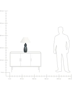 Lampa stołowa MATINA Ceramika Biały
