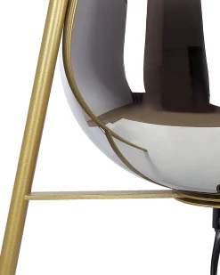 Lampa stołowa MENA Metal Złoty