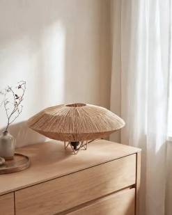 Lampa stołowa MENTIRI Plecionka Naturalny