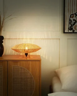 Lampa stołowa MENTIRI Plecionka Naturalny