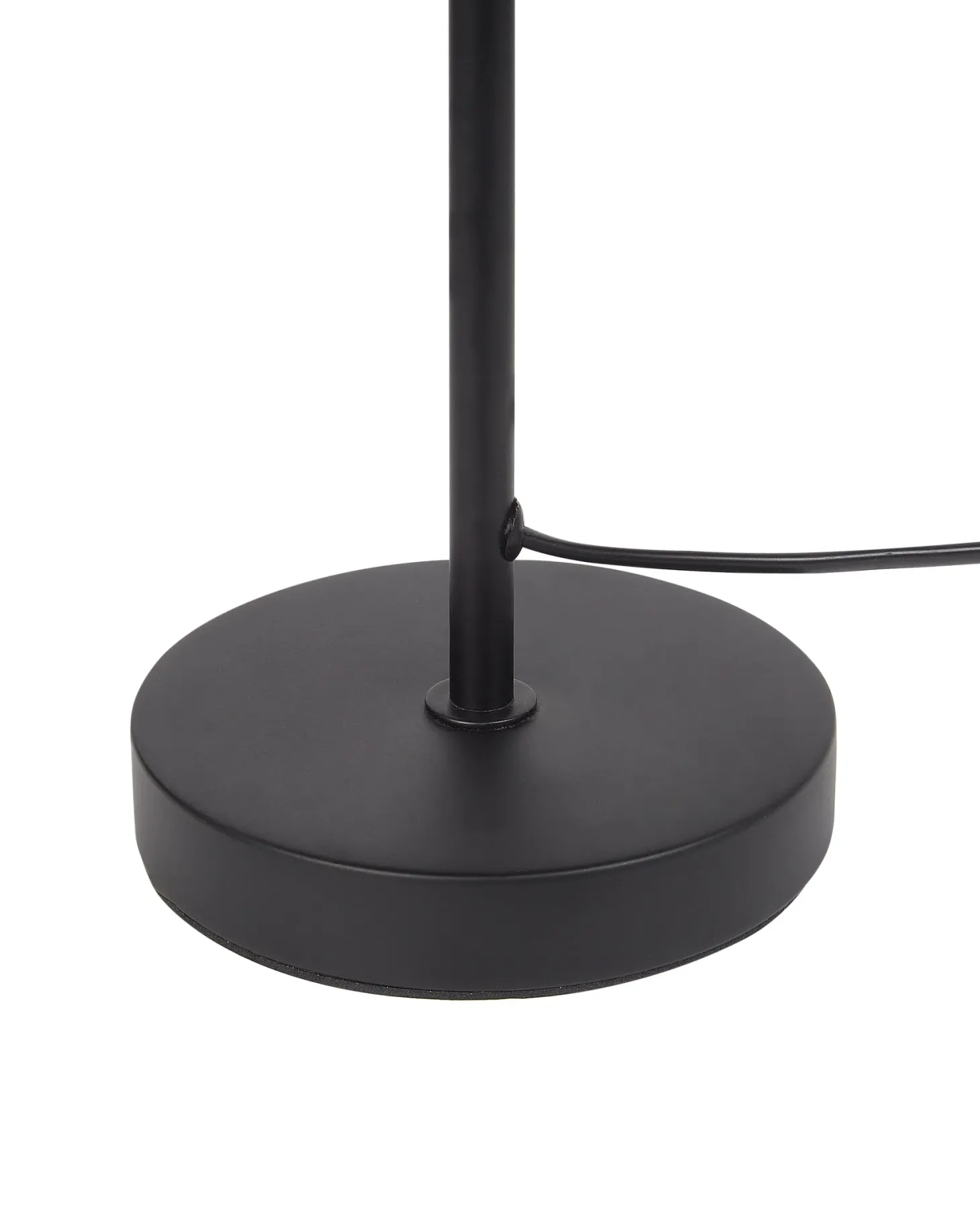 Lampa stołowa MOMBA Papierowa plecionka Czarny