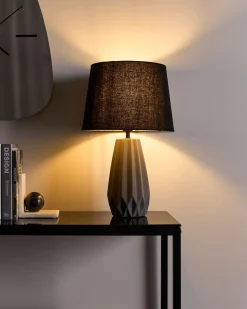 Lampa stołowa MONTAGUA Ceramika Szary