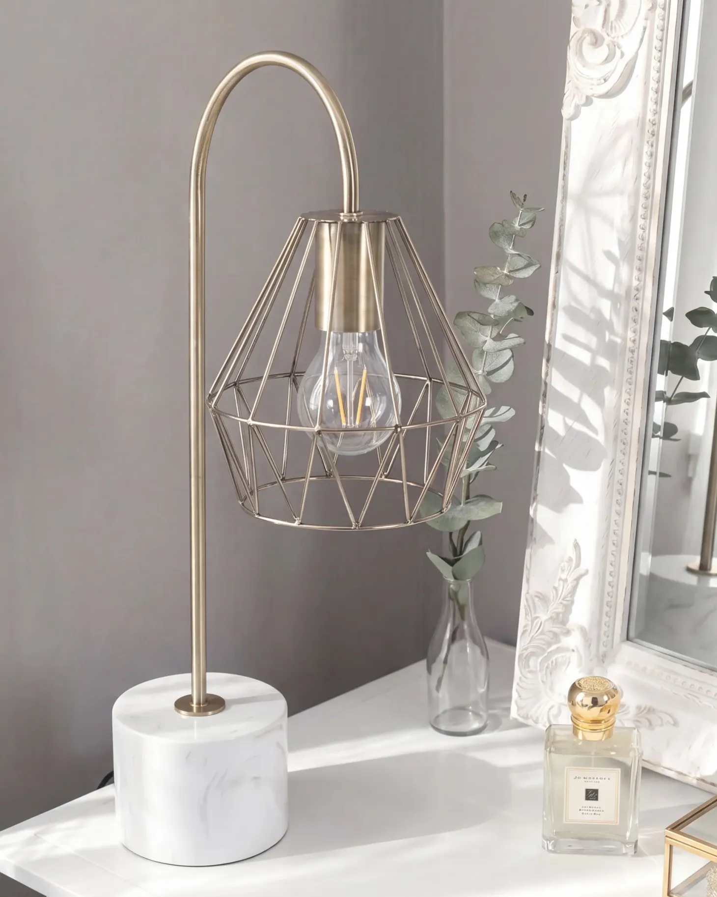 Lampa stołowa MOONI Metal Mosiężny