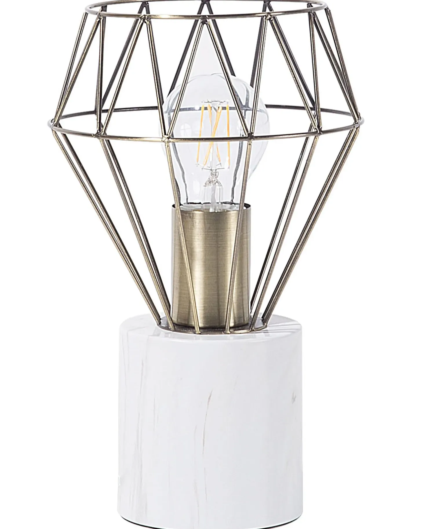 Lampa stołowa MOONI Metal Mosiężny