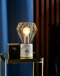 Lampa stołowa MOONI Metal Mosiężny
