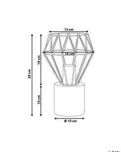 Lampa stołowa MOONI Metal Mosiężny