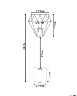 Lampa stołowa MOONI Metal Mosiężny