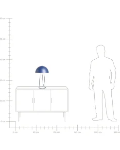 Lampa stołowa MOPAN Metal Niebieski