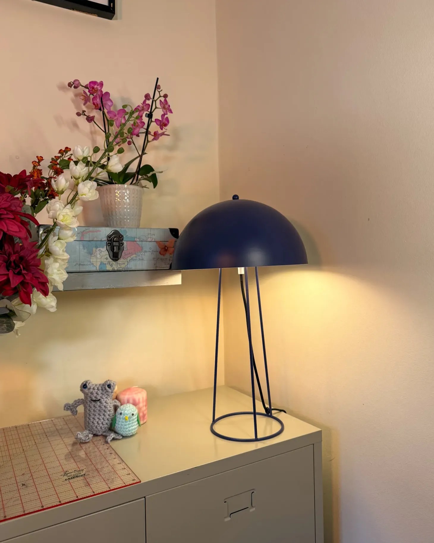 Lampa stołowa MOPAN Metal Niebieski