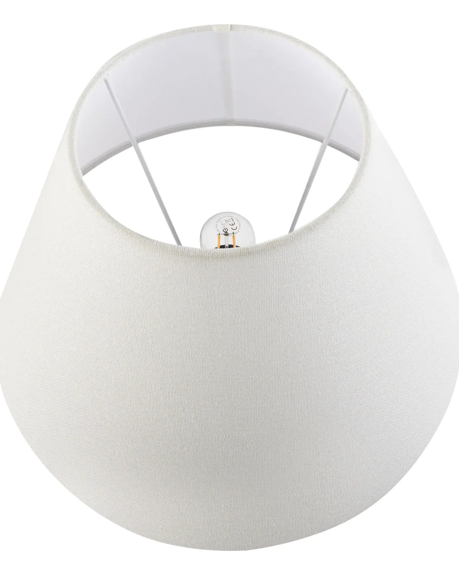 Lampa stołowa MORACA Porcelana Biały/ niebieski