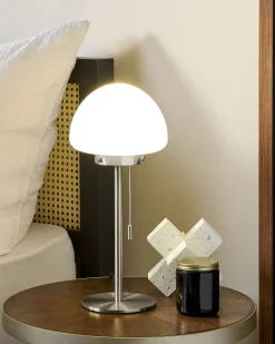 Lampa stołowa MORUGA Metal Srebrny