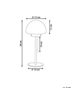 Lampa stołowa MORUGA Metal Srebrny