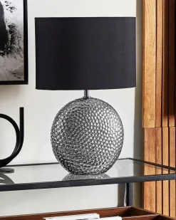 Lampa stołowa NASVA Ceramika Srebrny