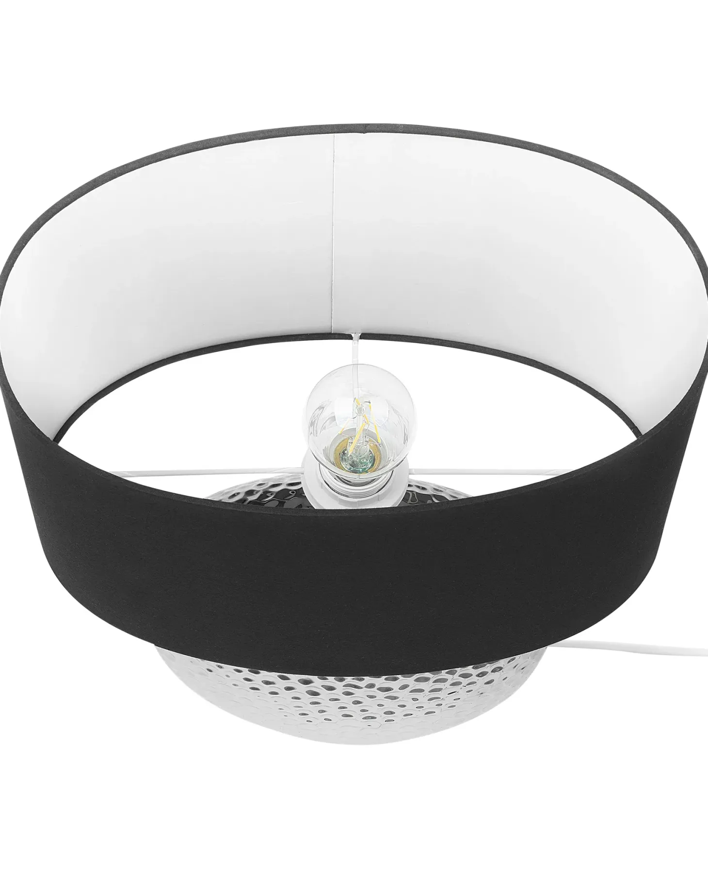 Lampa stołowa NASVA Ceramika Srebrny