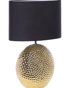 Lampa stołowa NASVA Ceramika Złoty