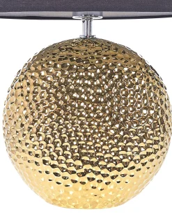Lampa stołowa NASVA Ceramika Złoty