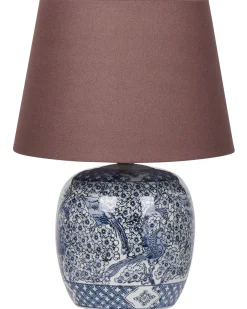 Lampa stołowa NEIRA Porcelana Brązowy