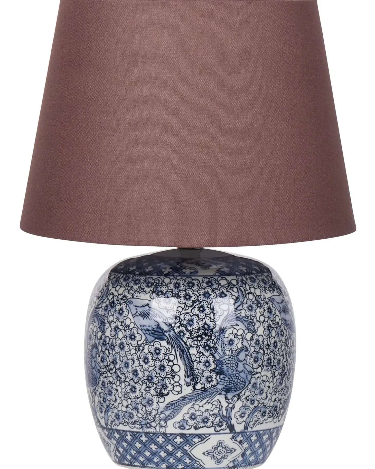 Lampa stołowa NEIRA Porcelana Brązowy