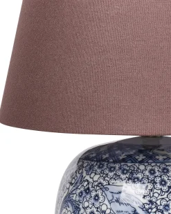 Lampa stołowa NEIRA Porcelana Brązowy