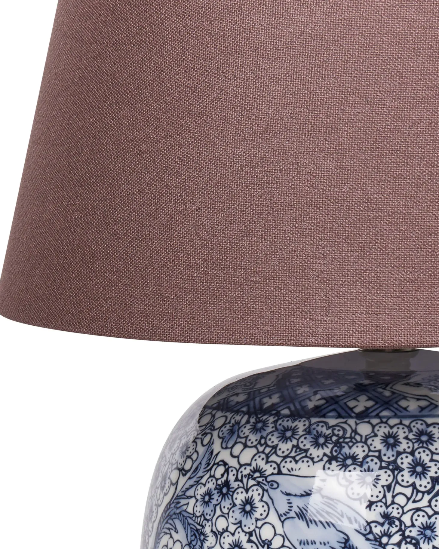 Lampa stołowa NEIRA Porcelana Brązowy