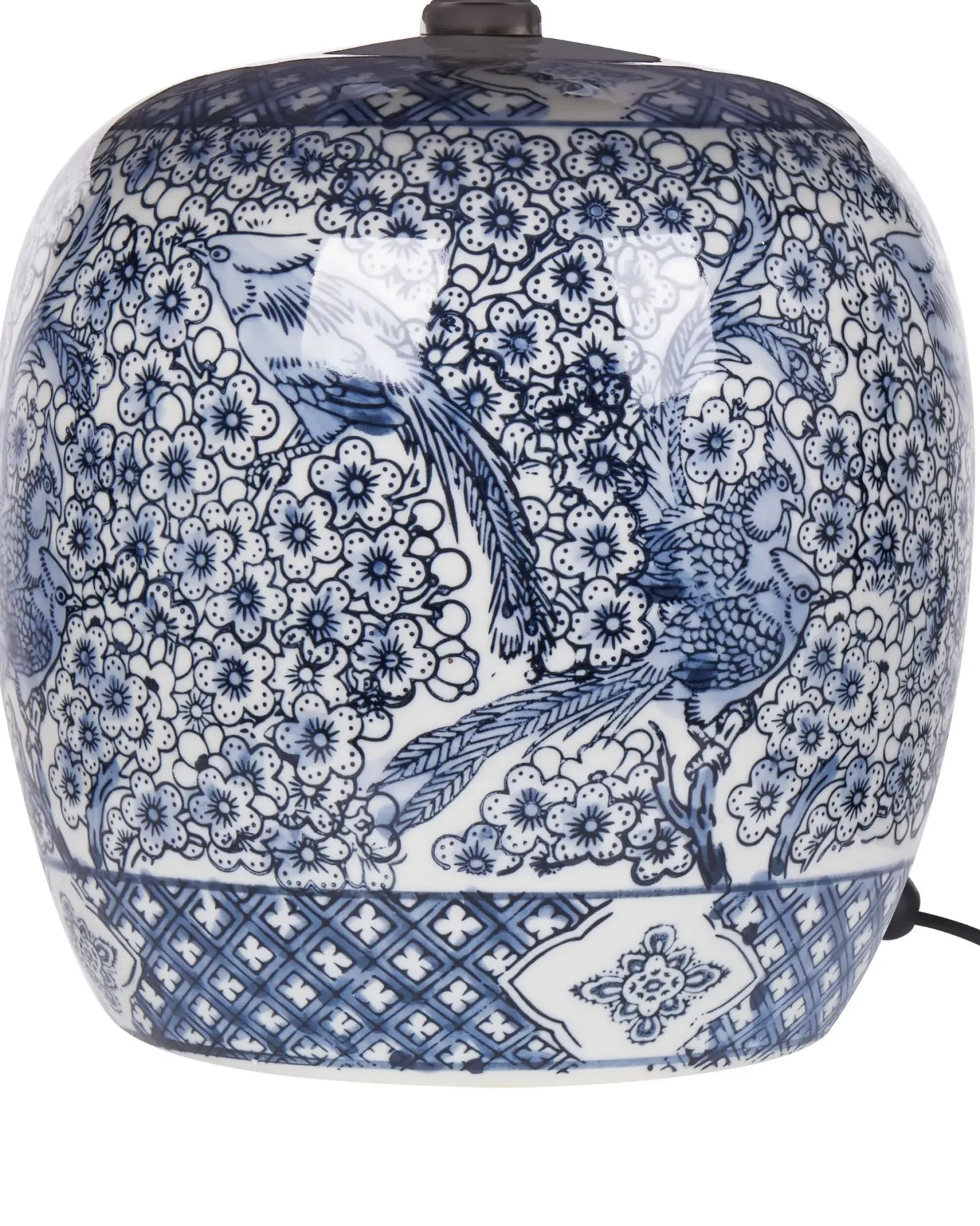 Lampa stołowa NEIRA Porcelana Brązowy