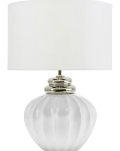 Lampa stołowa NERIS Ceramika Złamana biel