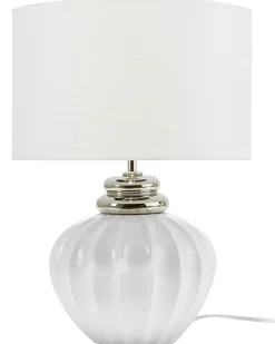 Lampa stołowa NERIS Ceramika Złamana biel