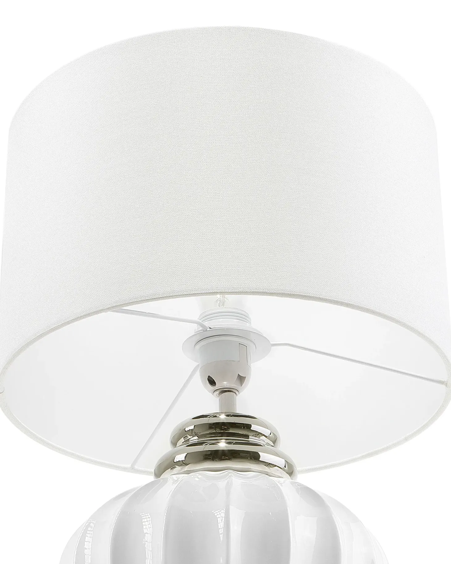 Lampa stołowa NERIS Ceramika Złamana biel