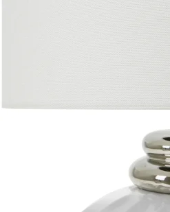 Lampa stołowa NERIS Ceramika Złamana biel