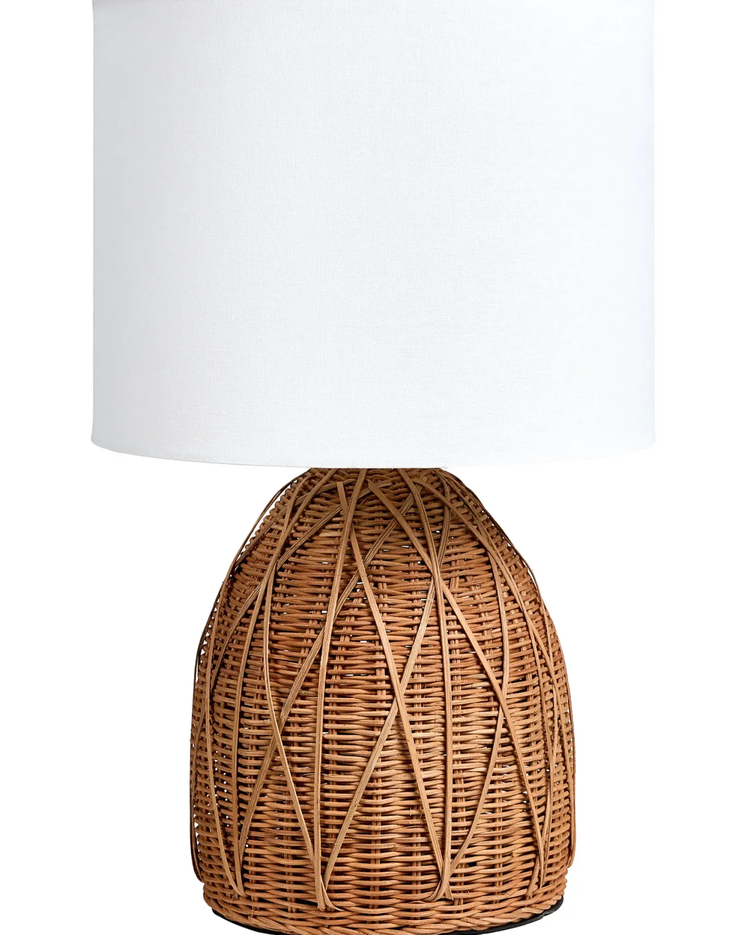 Lampa stołowa NILWALA Rattan Naturalny