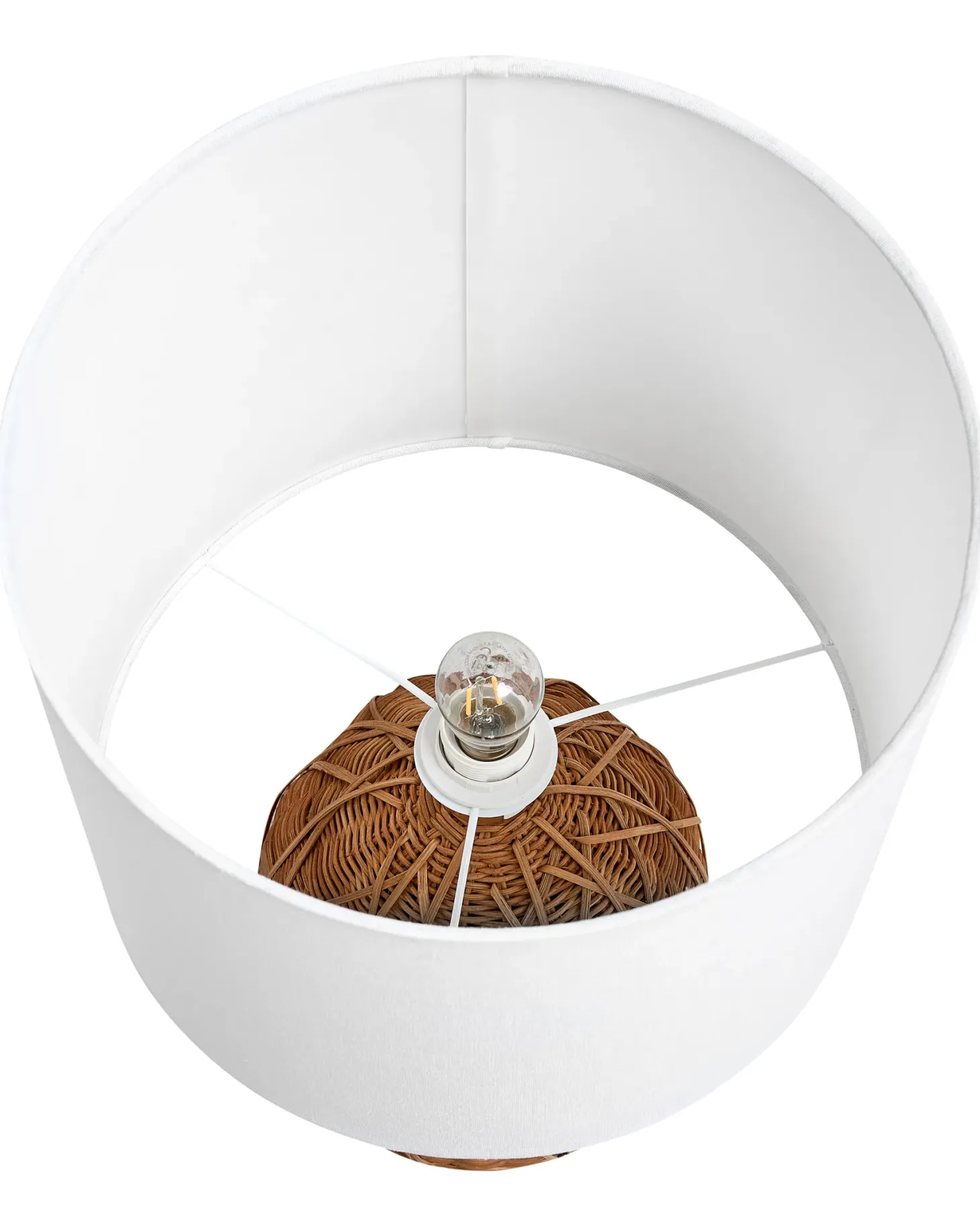 Lampa stołowa NILWALA Rattan Naturalny