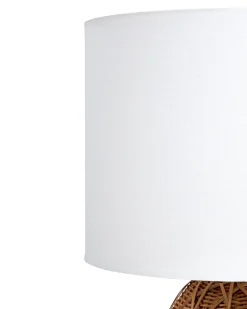 Lampa stołowa NILWALA Rattan Naturalny