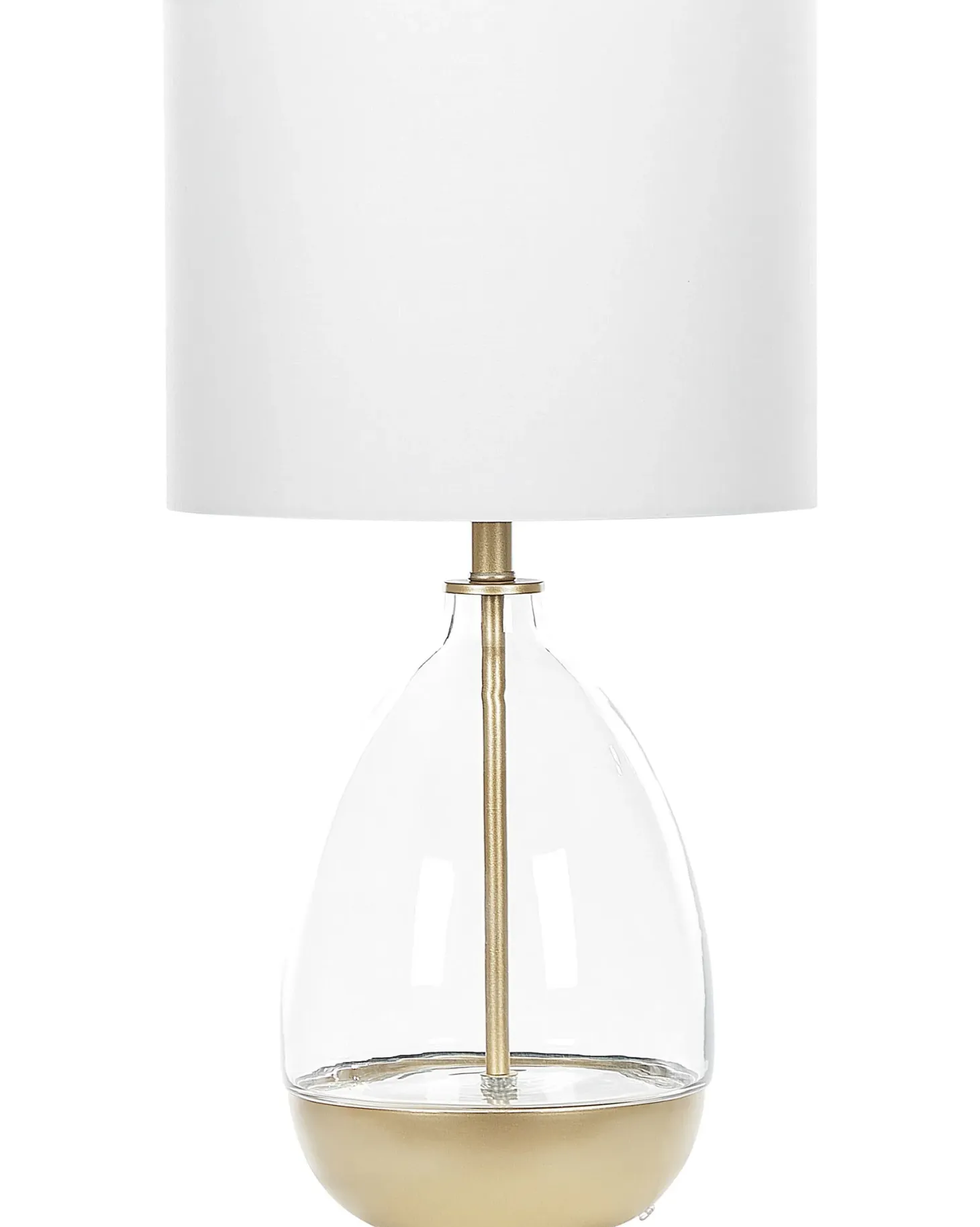 Lampa stołowa OKARI Szkło Biały