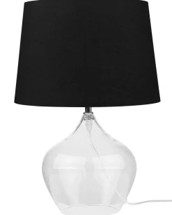 Lampa stołowa OSUM Szkło Czarny
