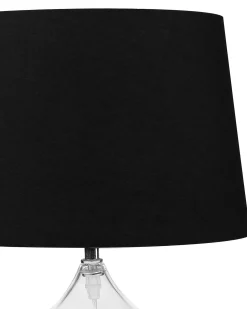 Lampa stołowa OSUM Szkło Czarny