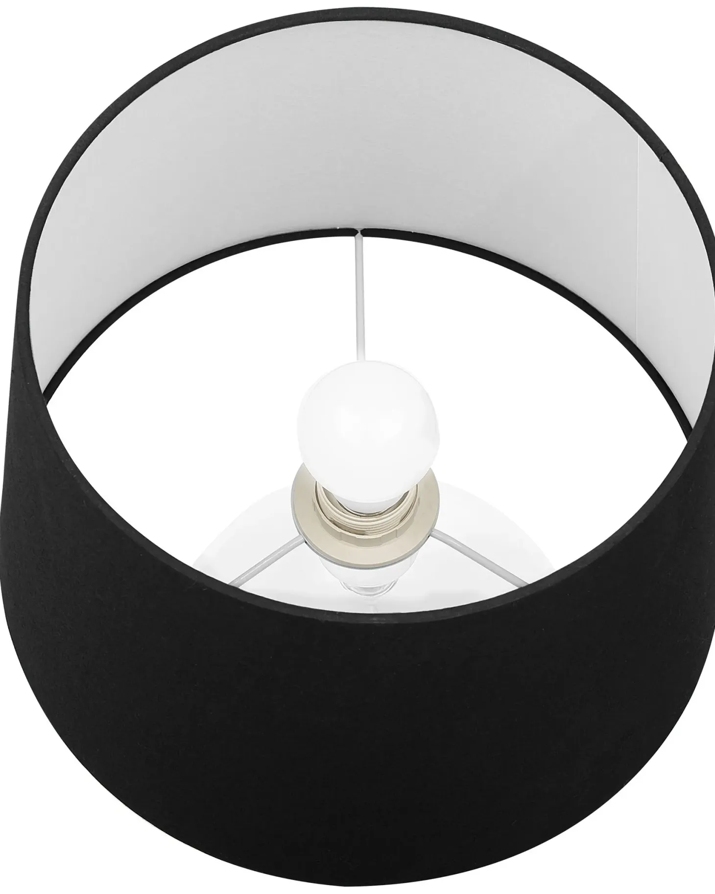 Lampa stołowa OSUM Szkło Czarny