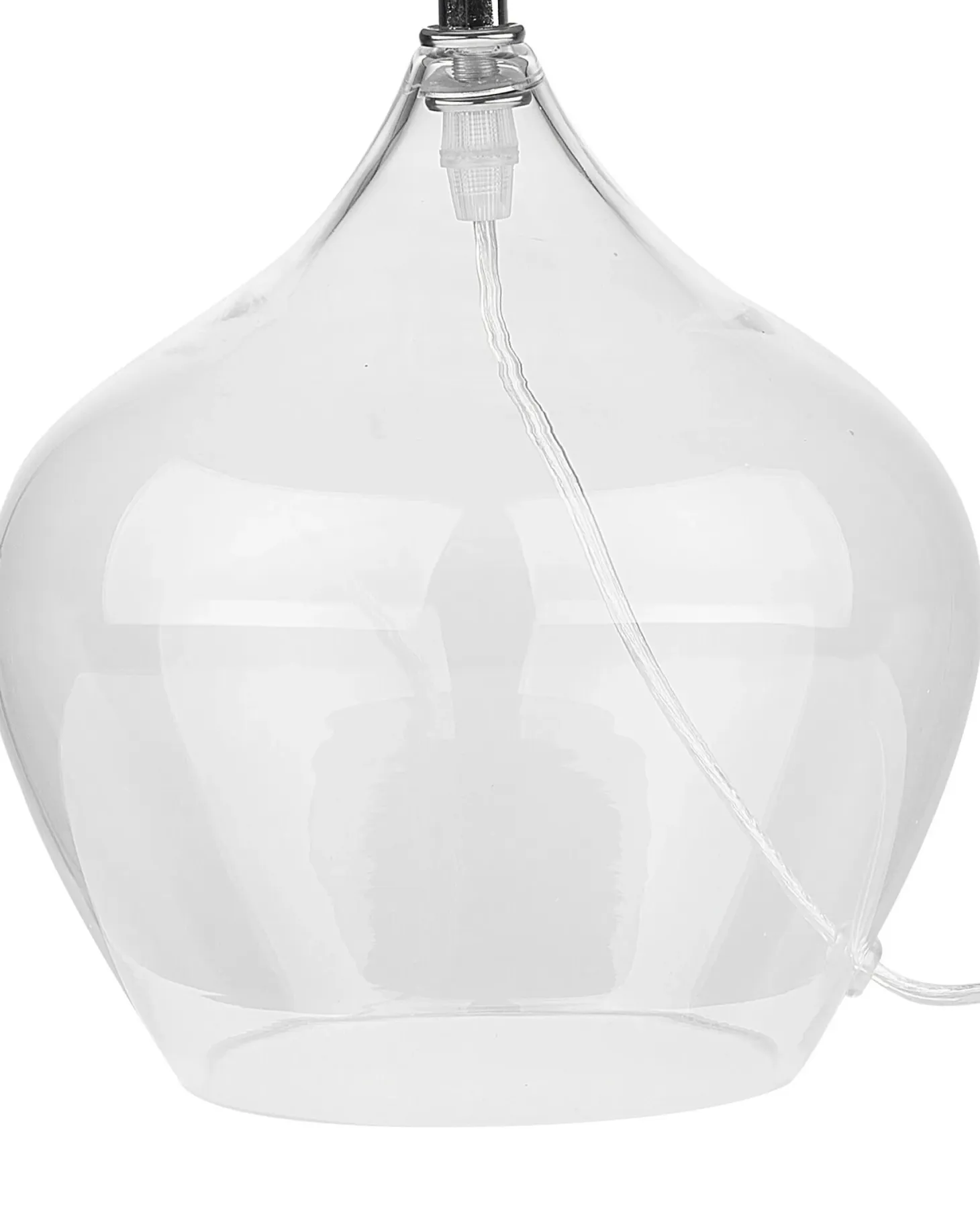 Lampa stołowa OSUM Szkło Czarny